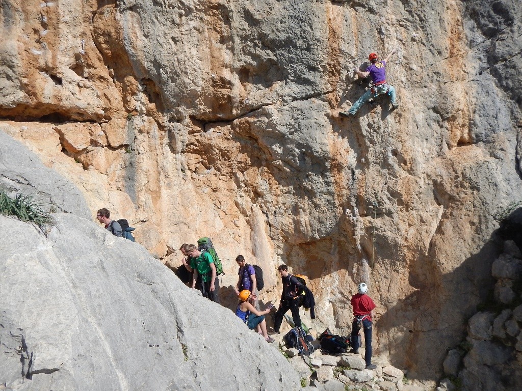 Rock-climbing in El Chorro