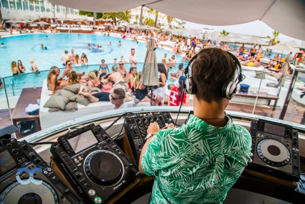 Ocean Club Marbella DJ pool party
