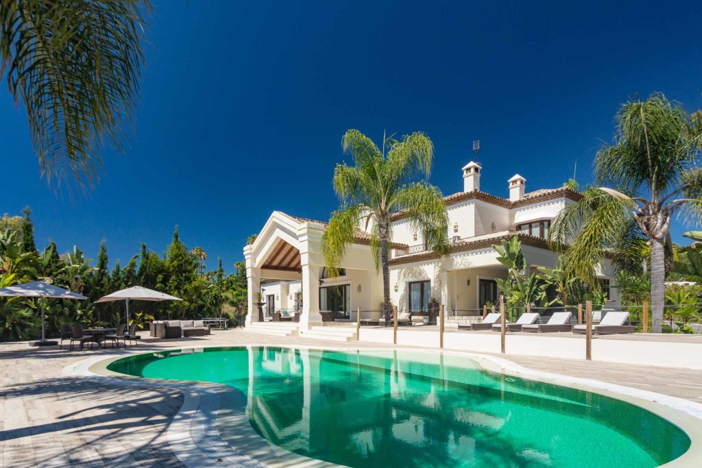Luxury villa with private pool in Spain