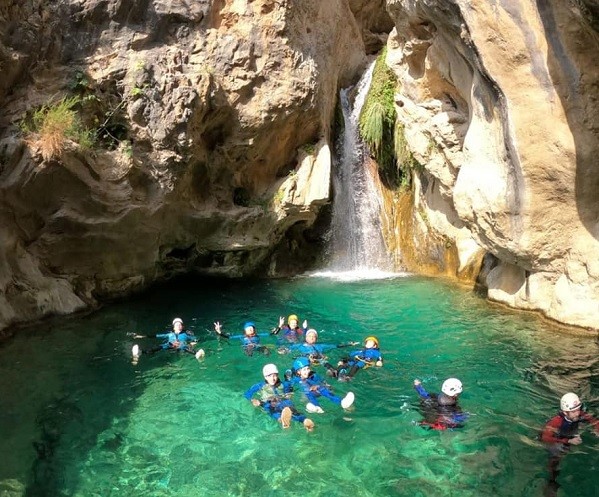 Canyoning in Guadalmina River 