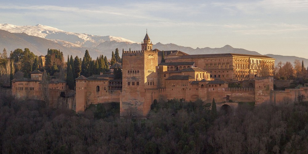 Alhambra Palace in Granada, Spain