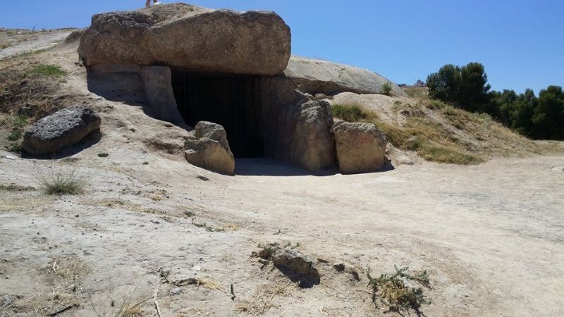 Entrance to Dolmen in Antequera