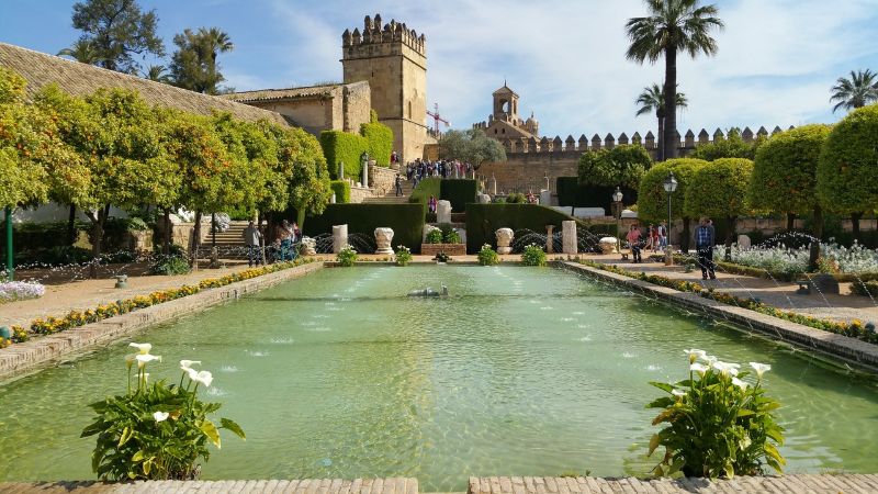 Alcazar Gardens in Sevilla