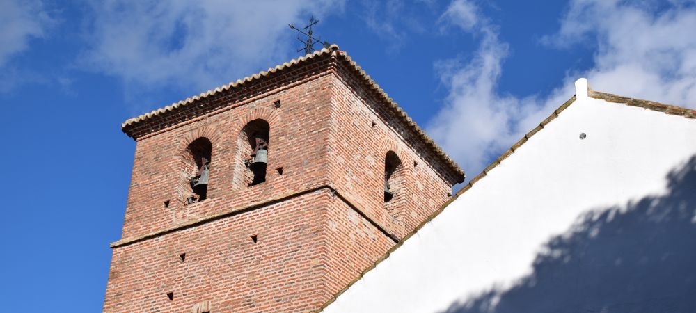 Mudejar bell tower in Mijas - the Iglesia Inmaculada Concepcion
