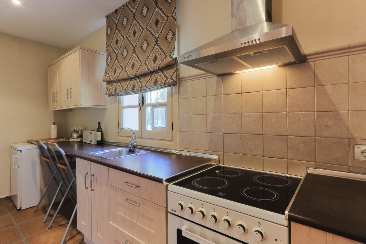 Staff apartment kitchen Sotogrande villa staff apartment kitchen