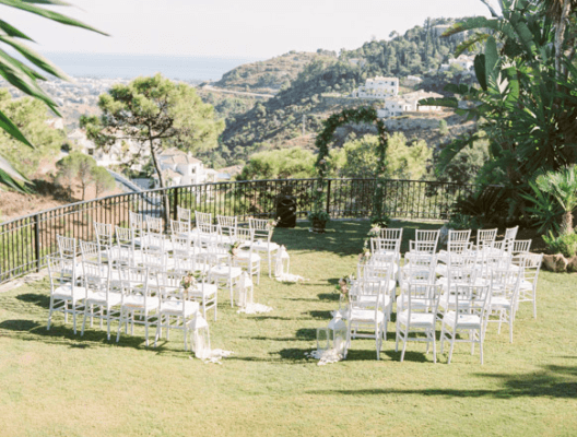 Destination wedding at Spanish Hacienda