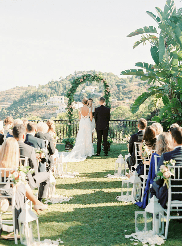 Spanish hacienda wedding in Marbella