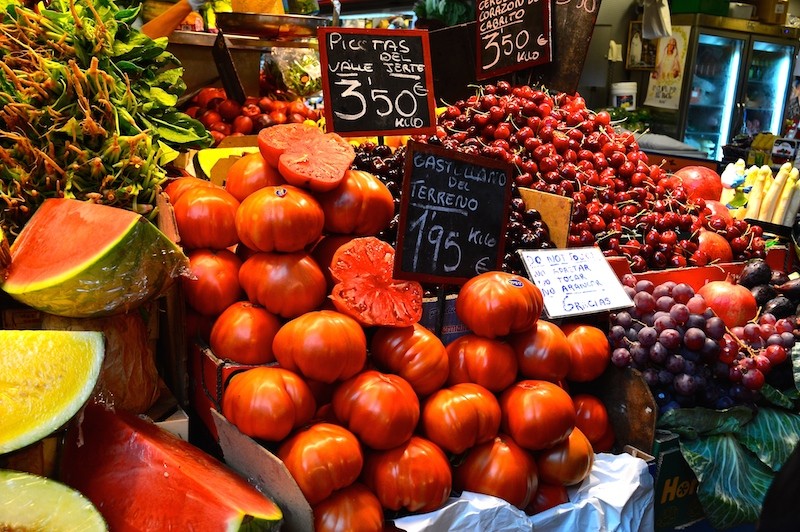 atarazanas market, fruit, vegetables