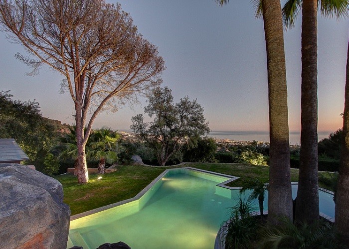 marbella view from villa