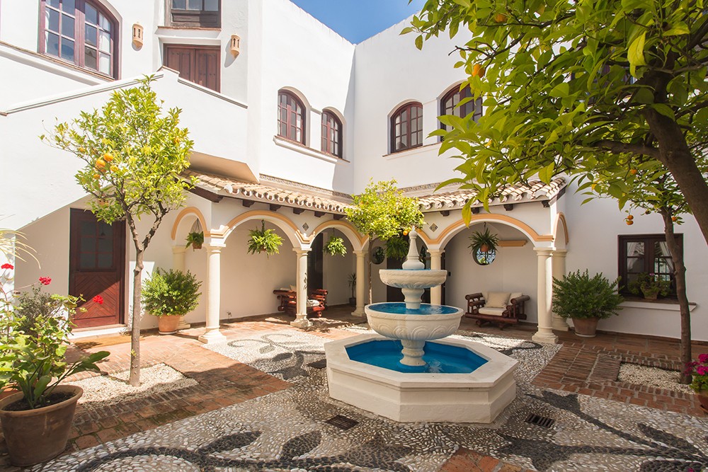 Andalucian Patio in Luxury Villa