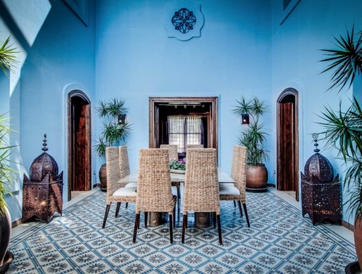 The Retreat luxury villa Ronda Morocco patio