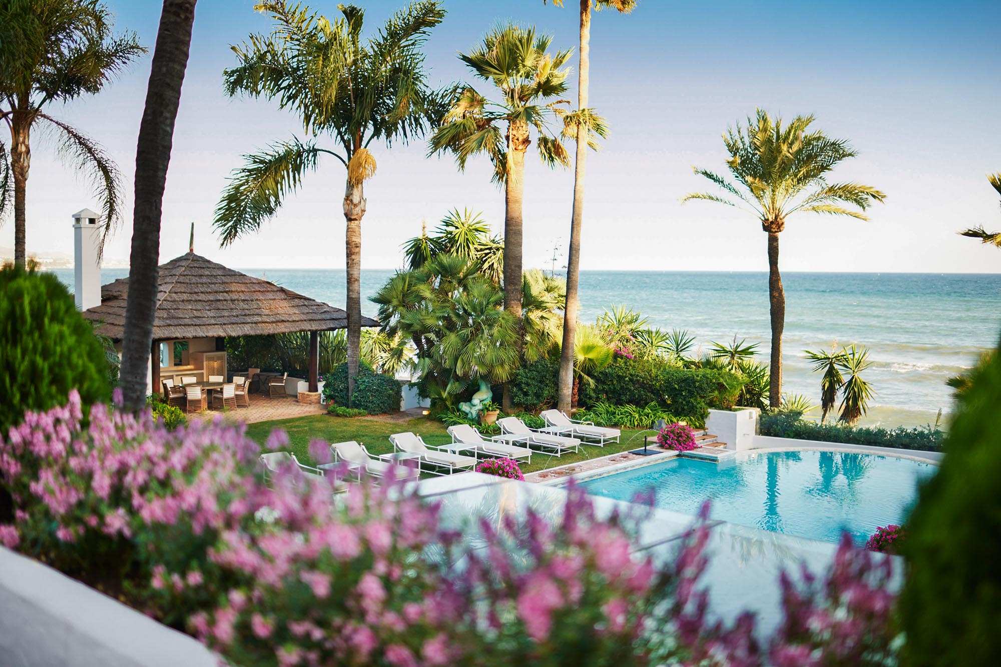 Luxury Marbella villa rental on the beach