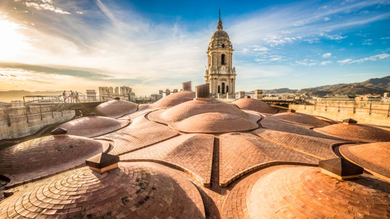 The Roof of Malaga Cathedral