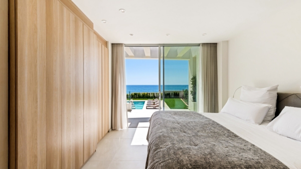 Spacious Bedroom with Stunning Sea Views