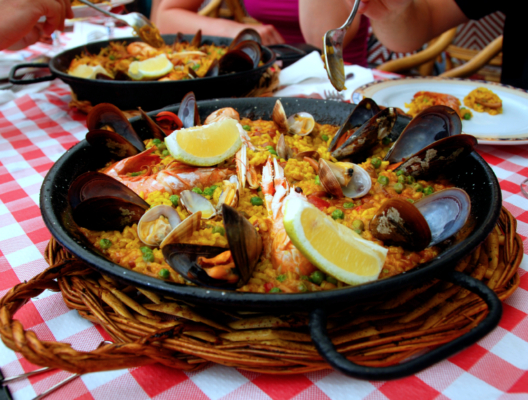 Gastronomy in Spain Paella