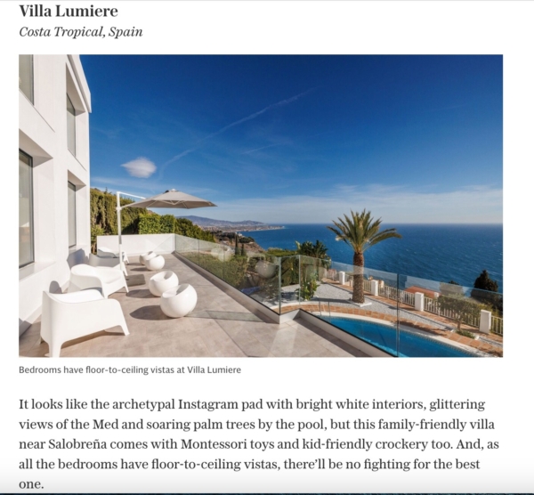 Costa Tropical luxury villas