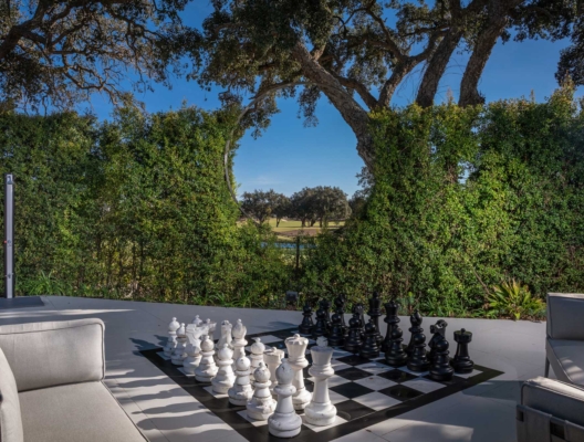9 Villa Atenea Luxury Family Villa Sotogrande Giant Outdoor Chess Board