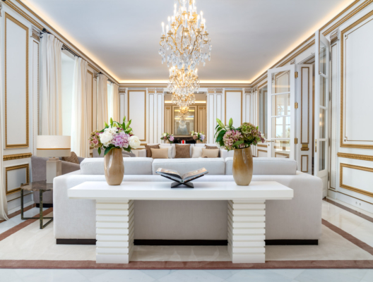 2 Villa Cristaux Luxury Private Villa Marbella Main Living Room Chandeliers