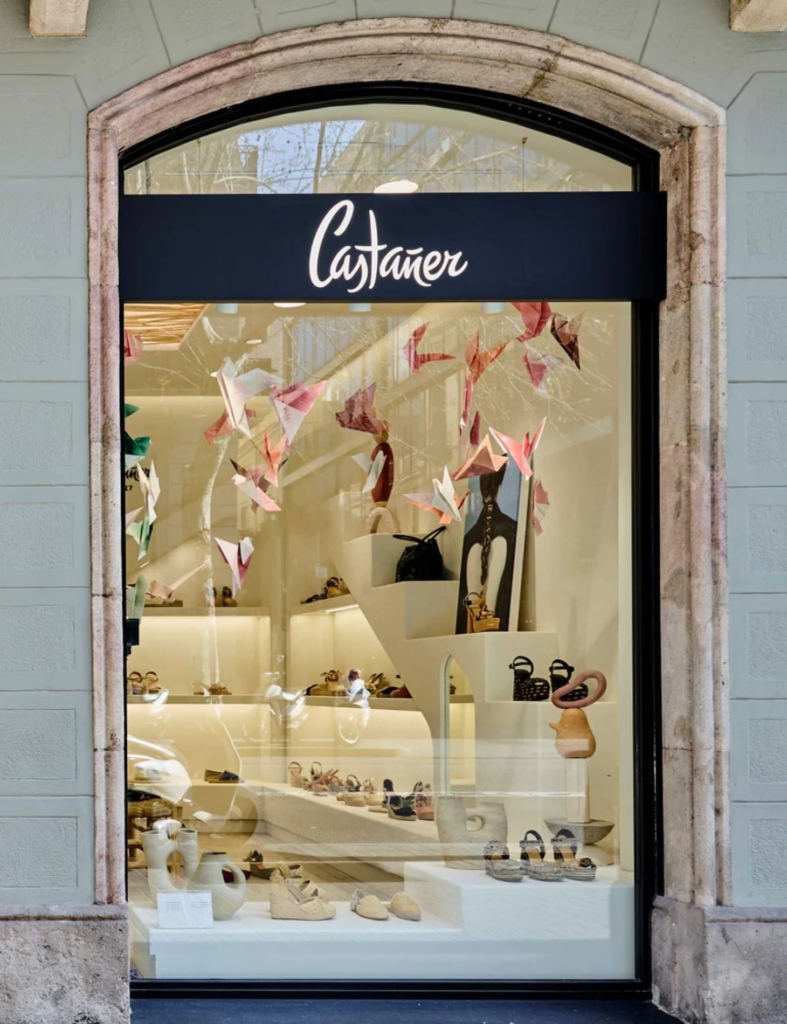 Luxury shopping for shoes in Spain at Castañer