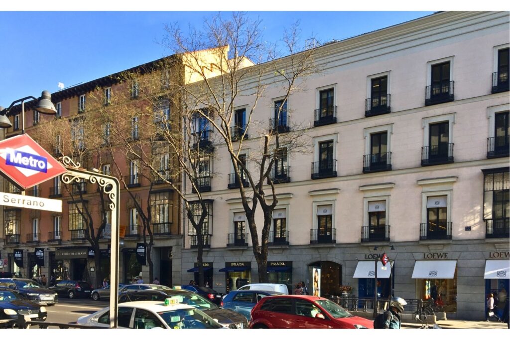 Luxury shopping districts in Madrid