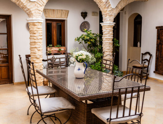3 Casa Zaraida Luxury Heritage Villa Medina Sidonia Dining Table