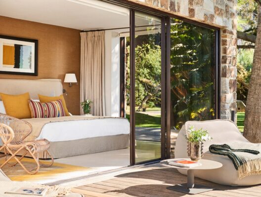 6 Villa Marena Luxury Private Villa Tarifa Principal Bedroom with Wraparound Terrace